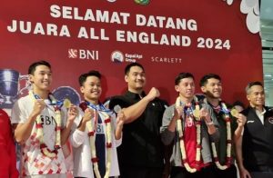 Atlet juara All England kembali ke Indonesia