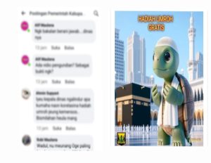 Postingan Berita Di Medsos Bayar Pajak Dapat Umroh Gratis, Menuai Komentar Dan Kritikan Pedas